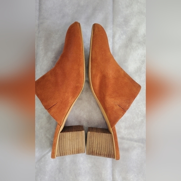 J‎ JILL Celeste Henna Suede Block Heel Mules Size 10M - Picture 14 of 14